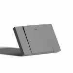 ⁦بريزة USB & T.C كيون - رمادي⁩ - الصورة ⁦2⁩