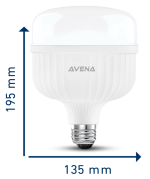 لمبة 50 وات هاي باور أبيض أفينا جولد
